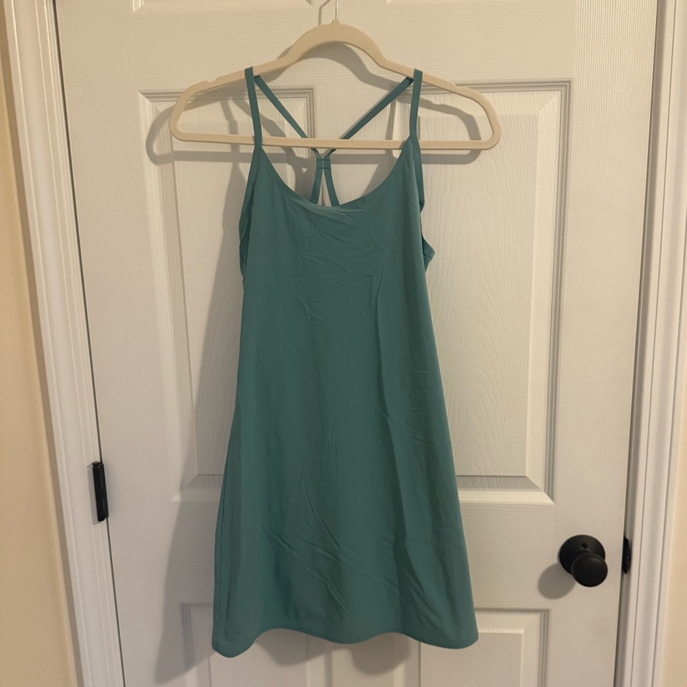 Outdoor Voices Sea Green Athletic Dress